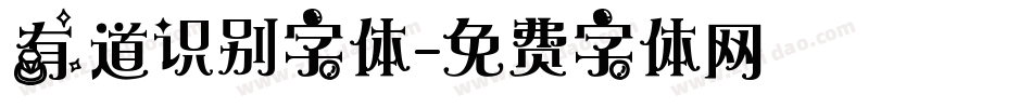 有道识别字体字体转换