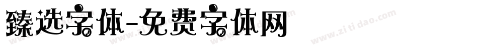 臻选字体字体转换