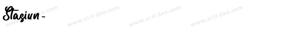 Stasiun字体转换