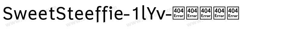 SweetSteeffie-1lYv字体转换