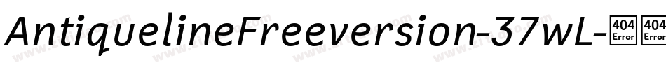 AntiquelineFreeversion-37wL字体转换