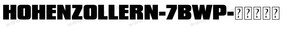 Hohenzollern-7BwP字体转换