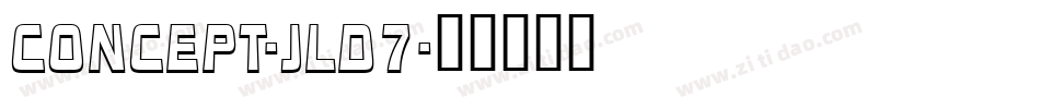 Concept-JLd7字体转换