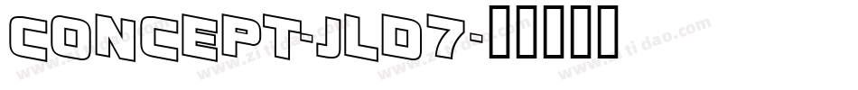Concept-JLd7字体转换