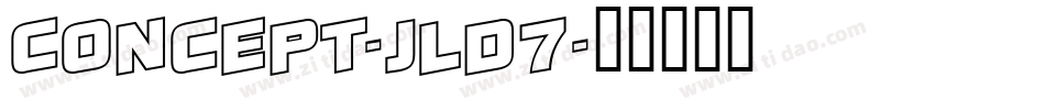 Concept-JLd7字体转换