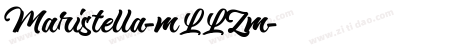 Maristella-mLLZm字体转换