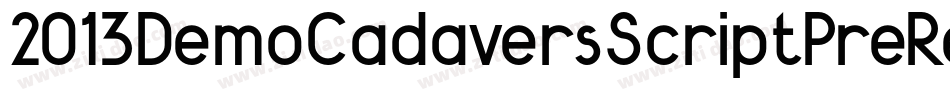 2013DemoCadaversScriptPreRelease-GoxZ字体转换