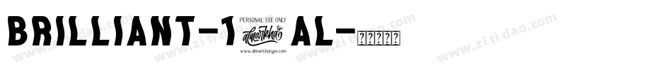 Brilliant-16aL字体转换
