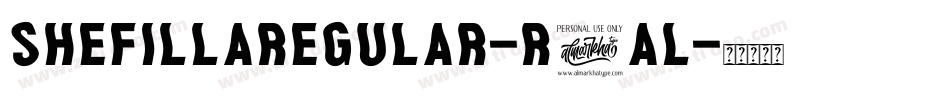 ShefillaRegular-r6AL字体转换