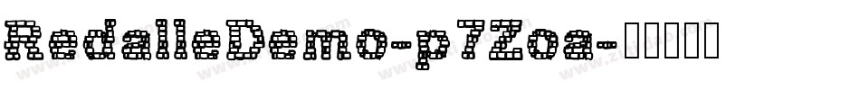 RedalleDemo-p7Zoa字体转换