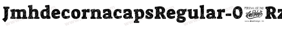 JmhdecornacapsRegular-04Rz字体转换