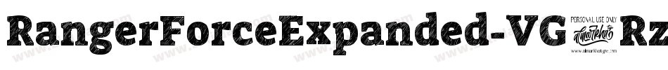 RangerForceExpanded-VG4Rz字体转换