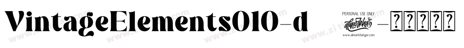 VintageElements010-d856字体转换