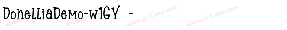 DonelliaDemo-w1GY8字体转换