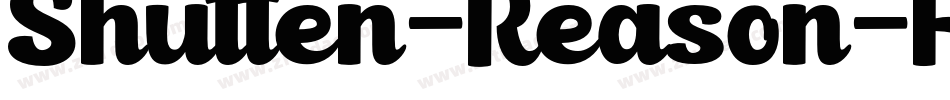 Shutten-Reason-Free-3字体转换