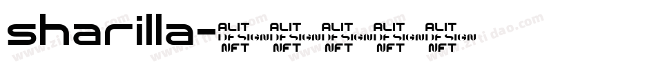 sharilla字体转换