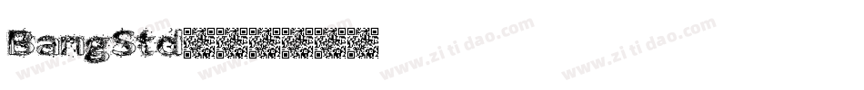 BangStd字体转换
