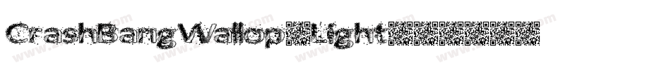 CrashBangWallop-Light字体转换