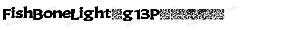 FishBoneLight-g13P字体转换