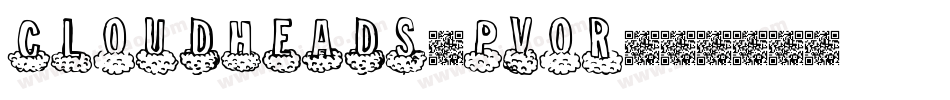 Cloudheads-pvoR字体转换
