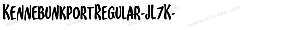 KennebunkportRegular-JL7K字体转换