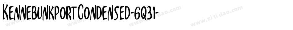KennebunkportCondensed-6q31字体转换 KennebunkportCondensed-6q31字体转换