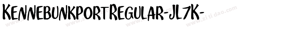 KennebunkportRegular-JL7K字体转换