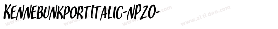 KennebunkportItalic-nPzO字体转换