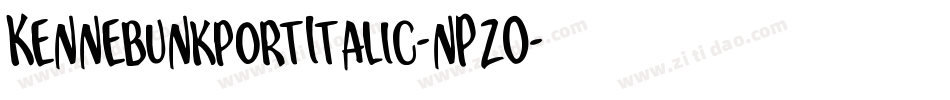 KennebunkportItalic-nPzO字体转换