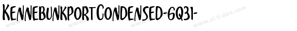 KennebunkportCondensed-6q31字体转换 KennebunkportCondensed-6q31字体转换