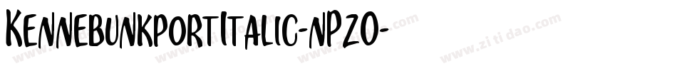 KennebunkportItalic-nPzO字体转换