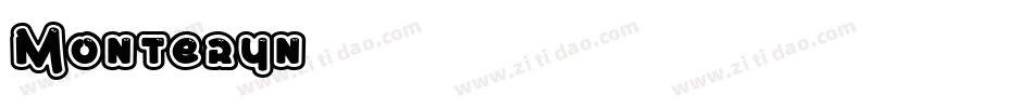 Monteryn字体转换