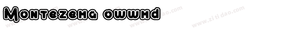 Montezema-owwmd字体转换