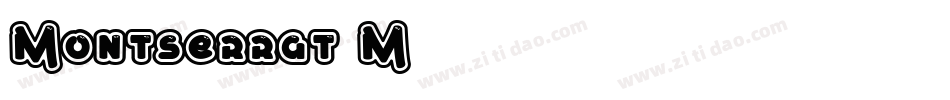 Montserrat-M字体转换