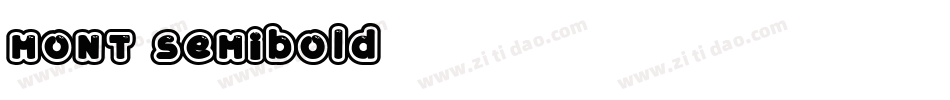 mont-semibold字体转换