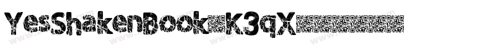 YesShakenBook-K3qX字体转换