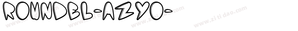 Roundel-aZYo字体转换