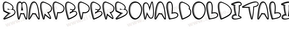 SharpePersonalBoldItalic-2wYo字体转换