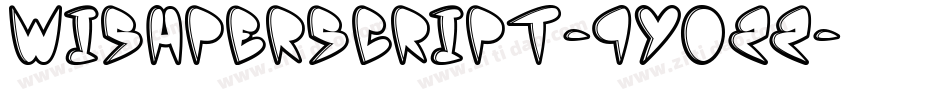 WishperScript-9Yo22字体转换