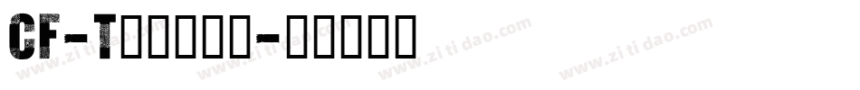 CF-Tuques字体转换