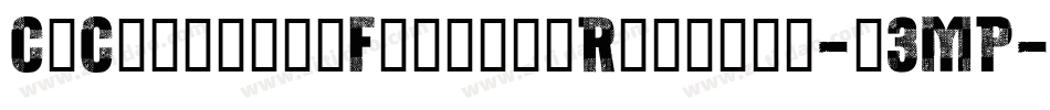 CfCeintureFlecheeRegular-g3MP字体转换