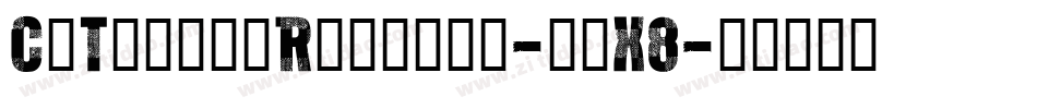 CfTissusRegular-xwX8字体转换