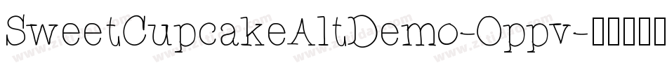 SweetCupcakeAltDemo-0ppv字体转换