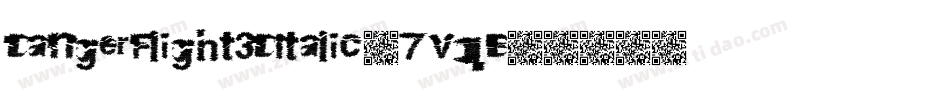 DangerFlight3DItalic-7VqB字体转换