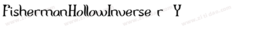 FishermanHollowInverse-r9Y8字体转换