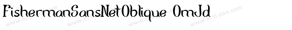 FishermanSansNetOblique-OmJd字体转换