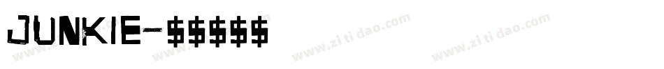 Junkie字体转换