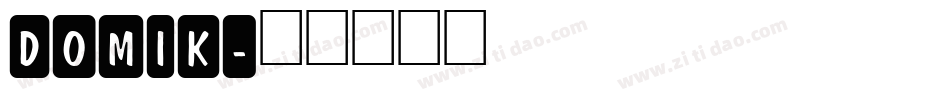 Domik字体转换
