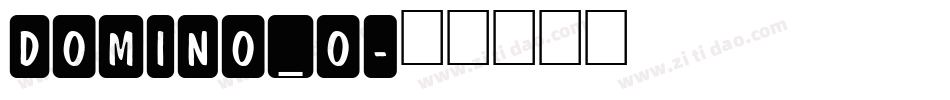 Domino_o字体转换