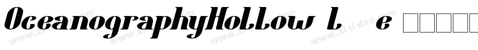 OceanographyHollow-l62e字体转换